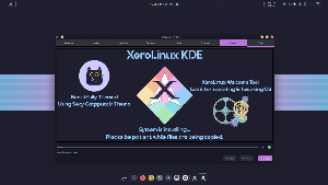 Preview of the KDE Themed rice