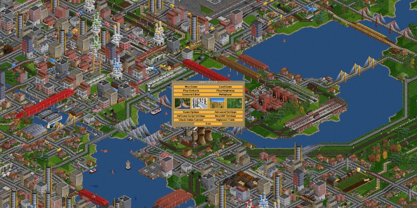 Overview of the OpenTTD game.
