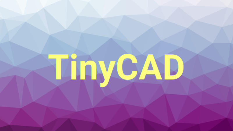 TinyCAD Banner