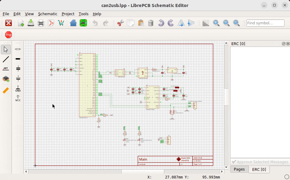 Example on how to use the schematic Editor