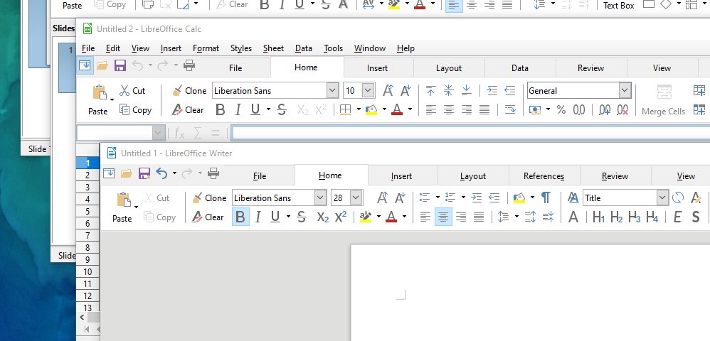 NotebookBar preview, an alternative for Microsoft Office's Ribbon